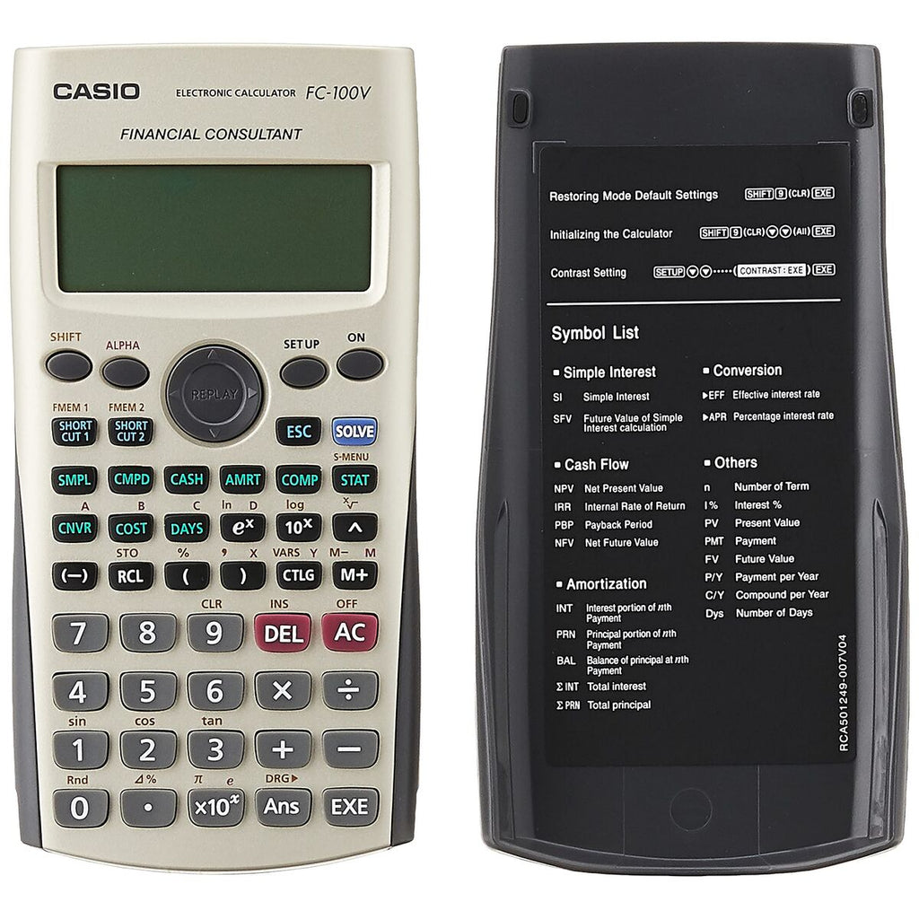 Casio Financial Calculator FC-100V