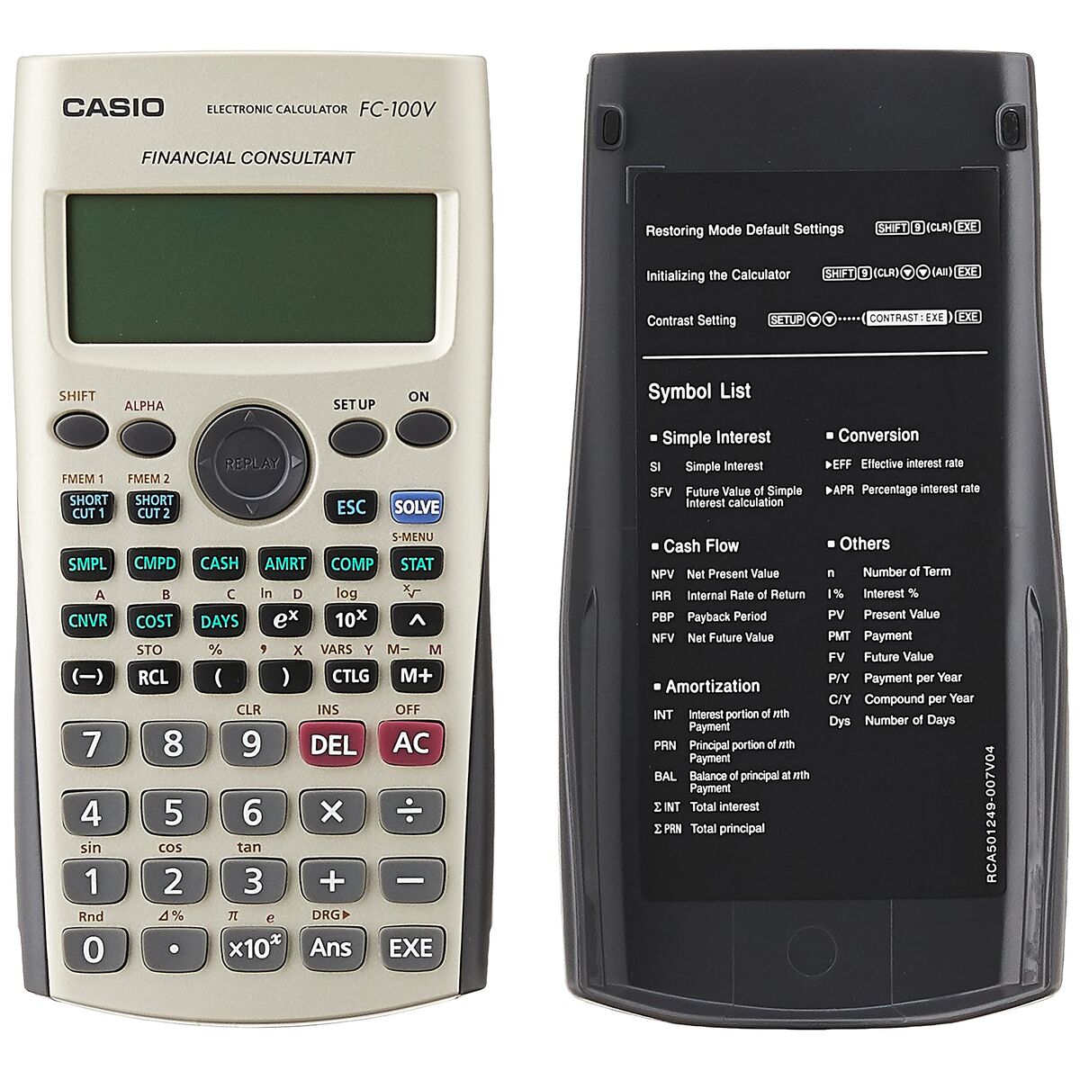 Casio Financial Calculator FC-100V