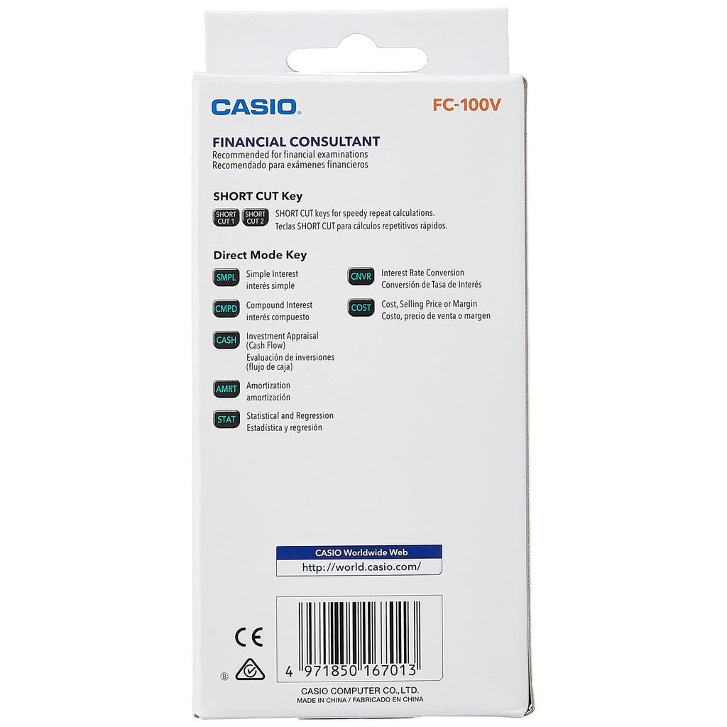 Casio Financial Calculator FC-100V