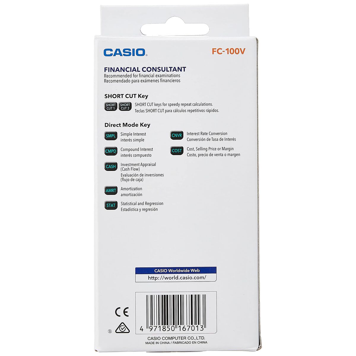 Casio Financial Calculator FC-100V