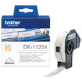 Brother Multipurpose Printer Labels DK11204 Weiß Papier
