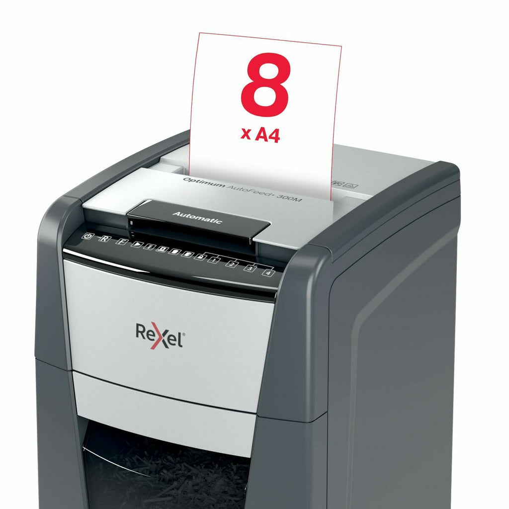 Rexel Mikroschnitt-Aktenvernichter Optimum Auto+ 300M 60 L