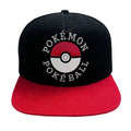 Pokémon Unisex Hut Trainer Schwarz Rot One Größe 58 cm