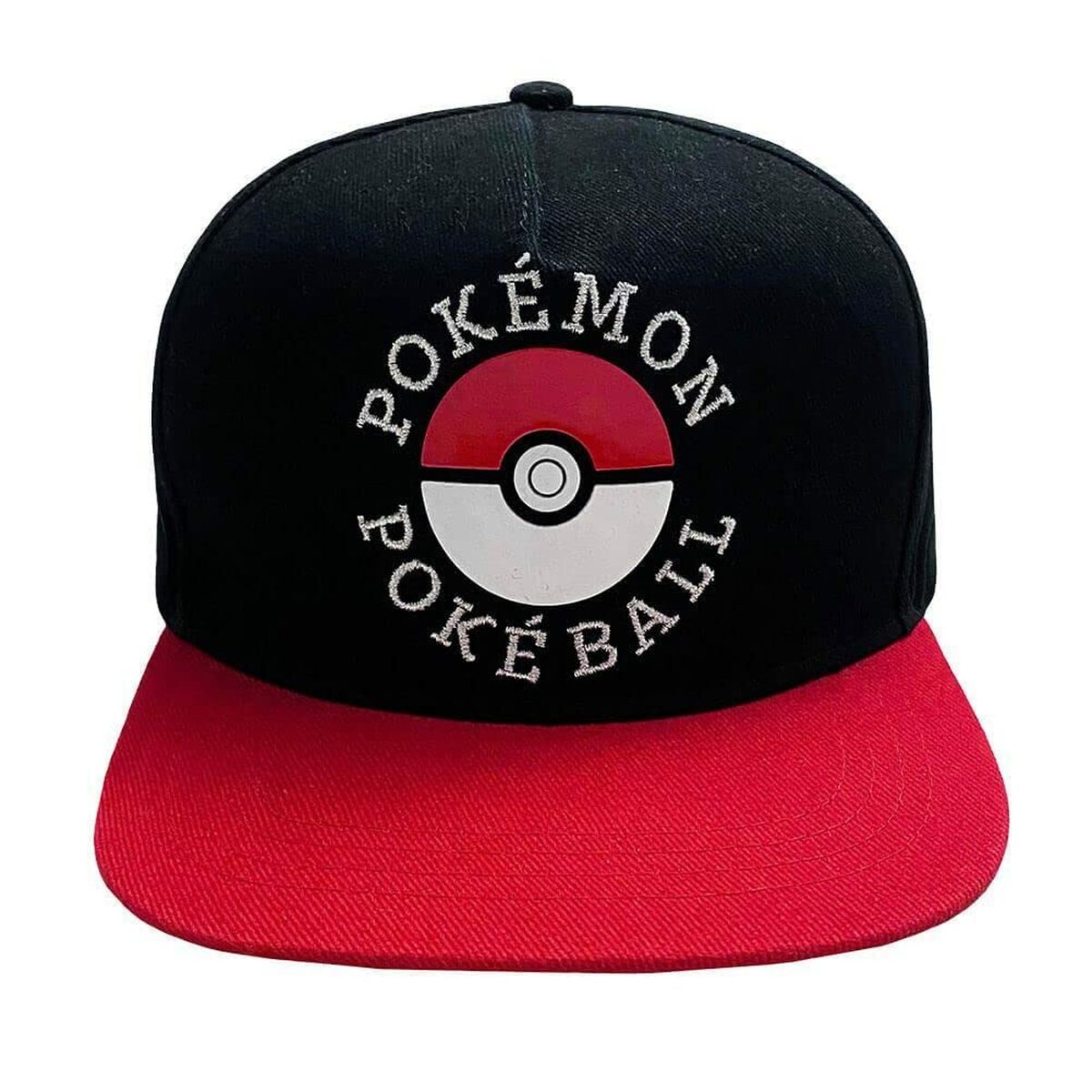 Pokémon Unisex Hut Trainer Schwarz Rot One Größe 58 cm