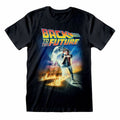 Back to the Future Kurzarm-T-Shirt Poster Schwarz Unisex – XXL