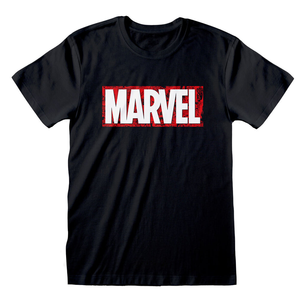 Marvel Unisex Kurzarm-T-Shirt Schwarz