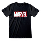 Marvel Unisex Kurzarm-T-Shirt Schwarz