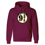 Harry Potter Unisex-Hoodie Platform 9 & 3 Quarters Burgundy – XXL