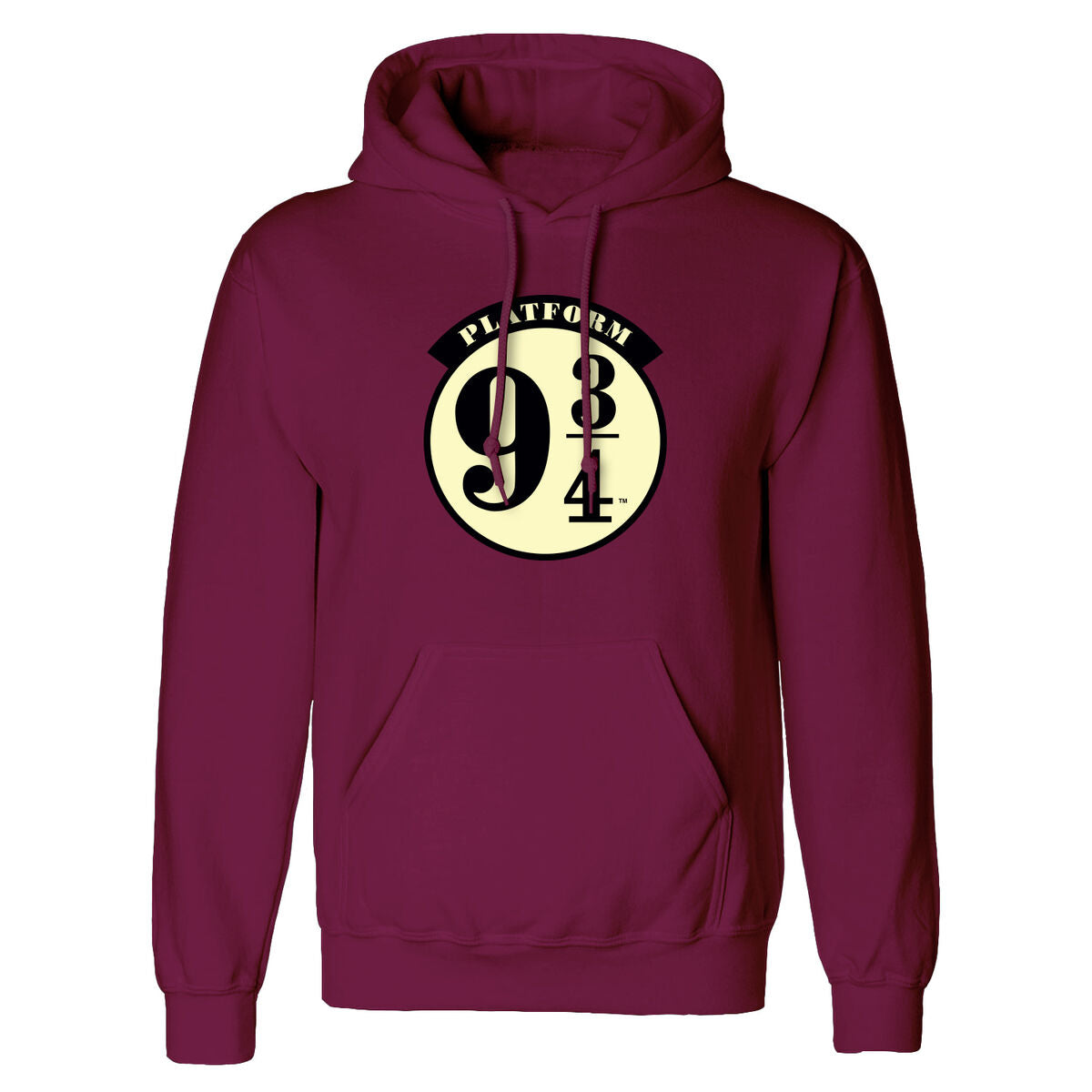 Harry Potter Unisex-Hoodie Platform 9 & 3 Quarters Burgundy – XXL