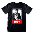 Indiana Jones Kurzarm-T-Shirt Indy Schwarz Unisex