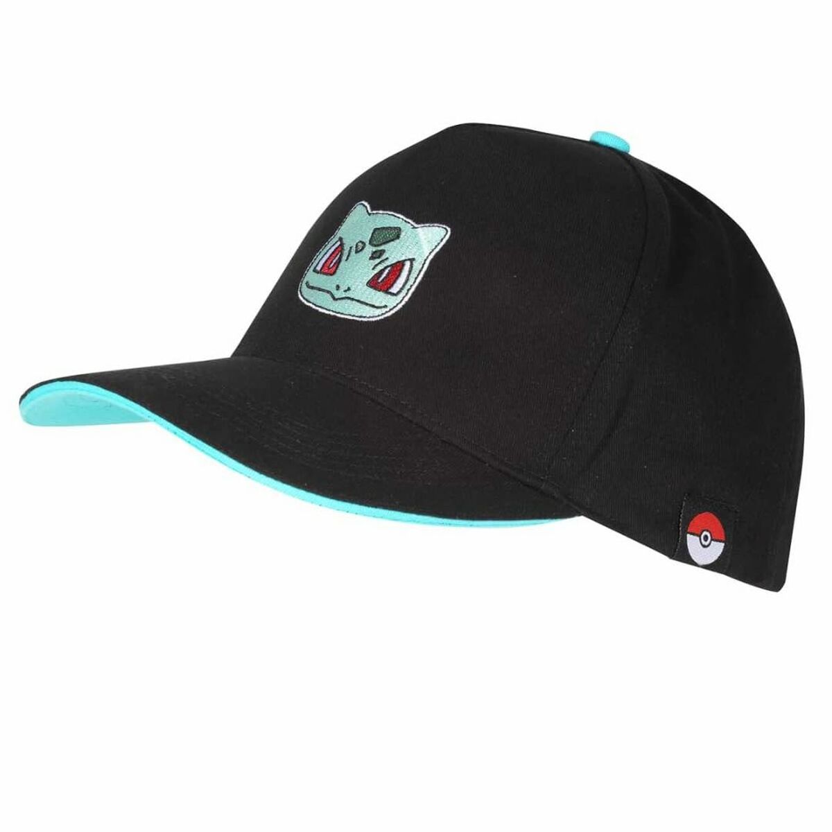 Pokémon Unisex Hut Bulbasaur Badge Schwarz One Größe 58 cm