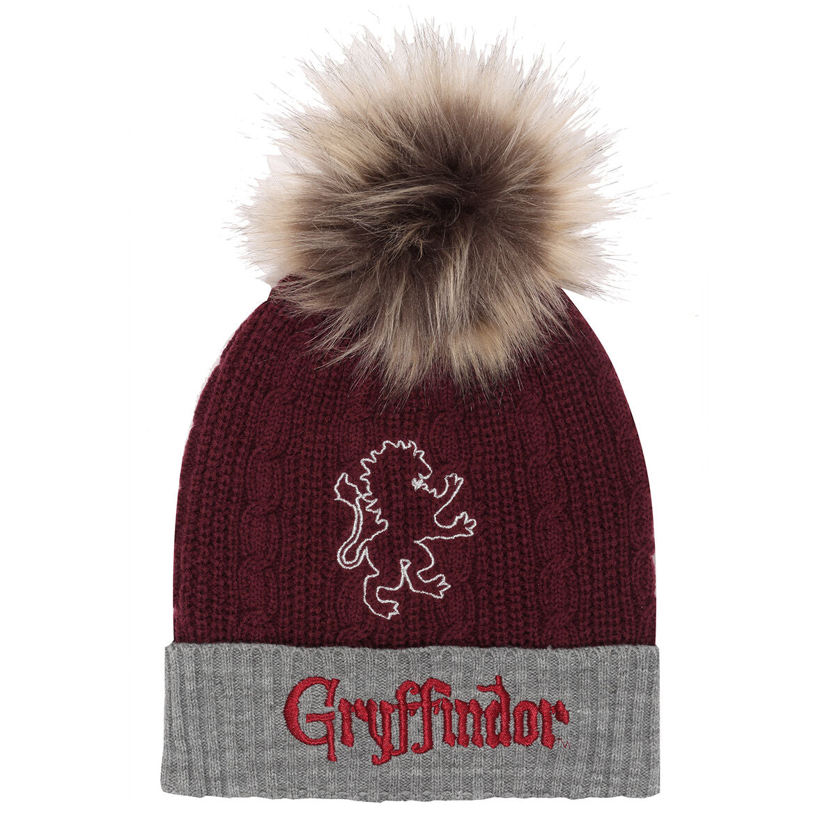 Harry Potter Hut Gryffindor Haus Fur Pom Burgundy