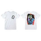 DC Comics Kurzarm-T-Shirt Batman Card Weiß Unisex – XXL