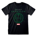 Marvel Kurzarm-T-Shirt Logo Icon Schwarz Unisex – XL