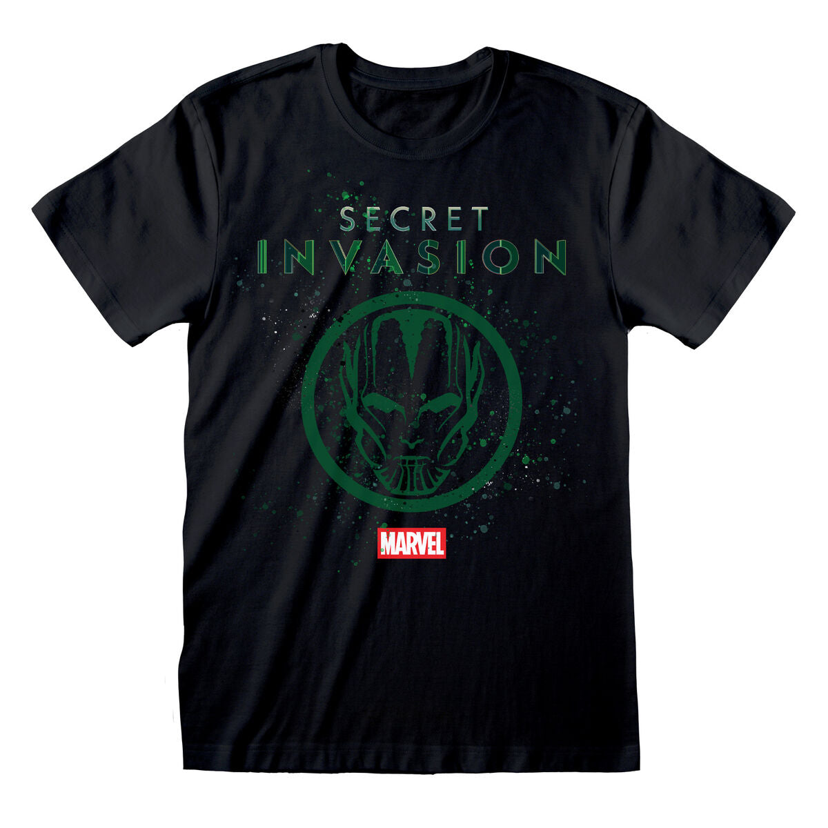 Marvel Kurzarm-T-Shirt Logo Icon Schwarz Unisex – XL
