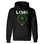 Marvel Unisex-Hoodie Distressed Logo Schwarz – XL