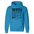 Pokémon Unisex-Hoodie Squirtle Line Art Blau – XL