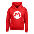 Super Mario Unisex-Hoodie Badge Rot – 12-13 Years