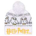 Harry Potter Hut Hedwig Snow Beanie Weiß
