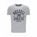 Russell Athletic Herren-Kurzarm-T-Shirt AMT A40101 Grau – XXL
