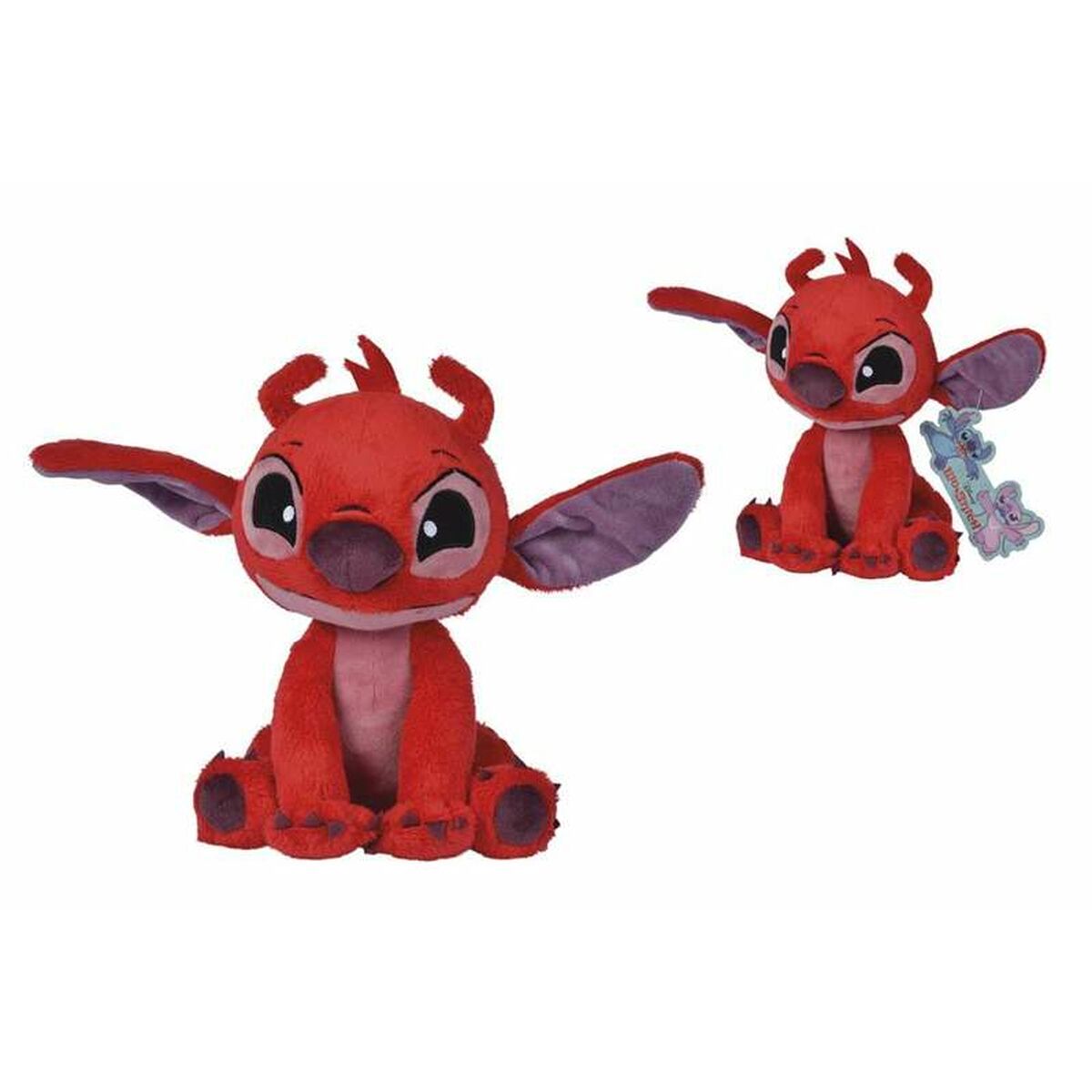 Plüschtier Stitch Leroy 25 cm Rot Mehrfarbig – Produktbild 1