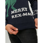 Jack & Jones Unisex Jumper T REX Dunkelblau