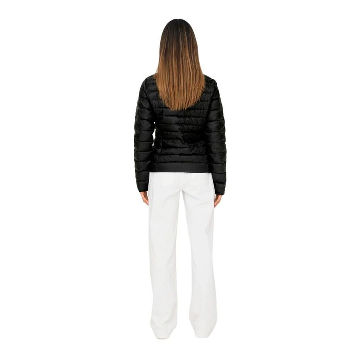Only Damen-Sportjacke Onltahoe Quilted Schwarz – XS