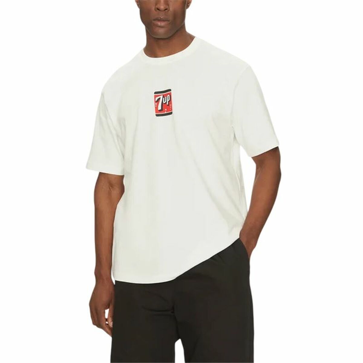 Herren Kurzarm-T-Shirt Only & Sons Ons7Up Rlx Ss Beige – Produktbild 1