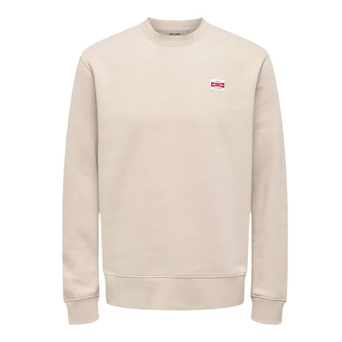 Only & Sons Herren-Sweatshirt without Hood Onsdawson Reg Crew Vd Weiß – 2XL