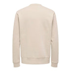 Only & Sons Herren-Sweatshirt without Hood Onsdawson Reg Crew Vd Weiß – XL