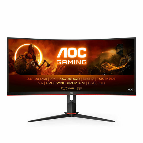 AOC Monitor CU34G2X/BK 34" HD LED