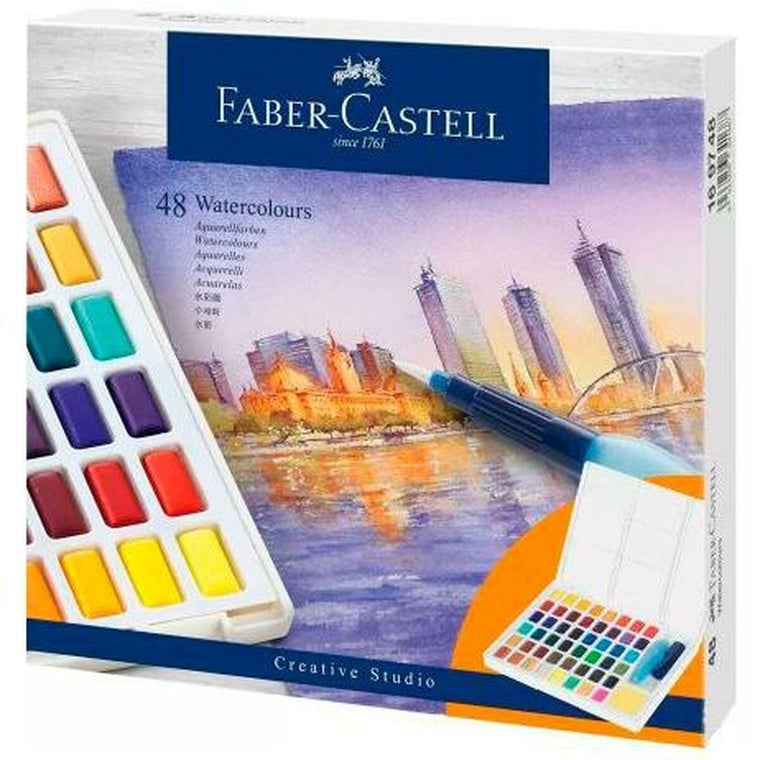 Watercolour paint set Faber-Castell Creative Studio (8 Stück) – Produktbild 2