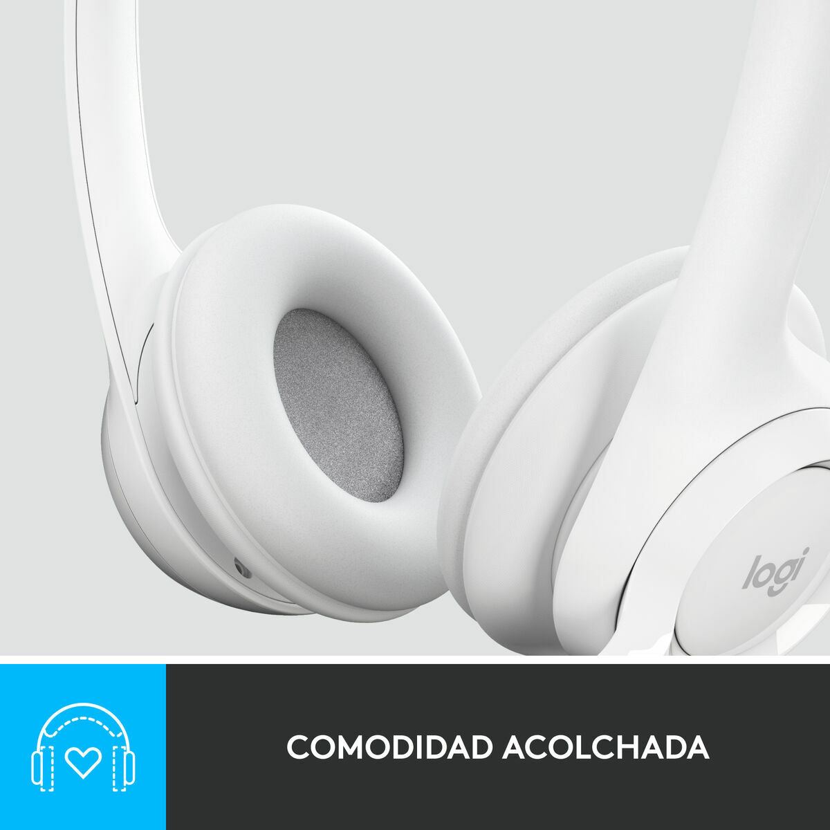 Logitech Kopfhörer H390 Weiß