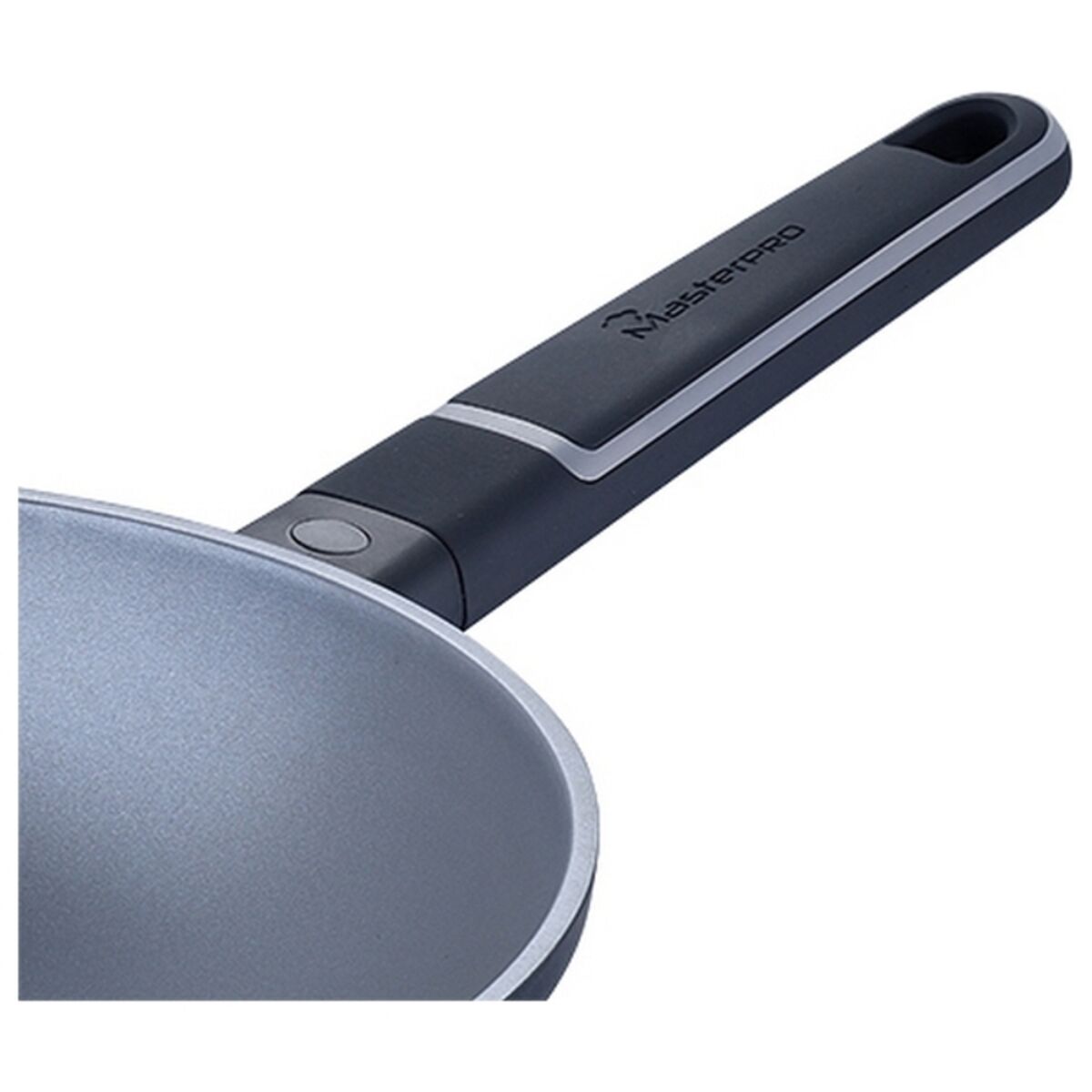 Masterpro Wok Pfanne Indigo Schwarz Aluminium (Ø 28 cm)