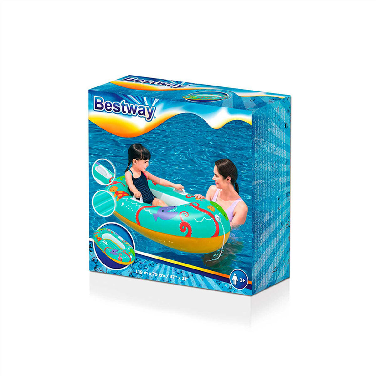 Bestway Aufblasbar Boat Blau