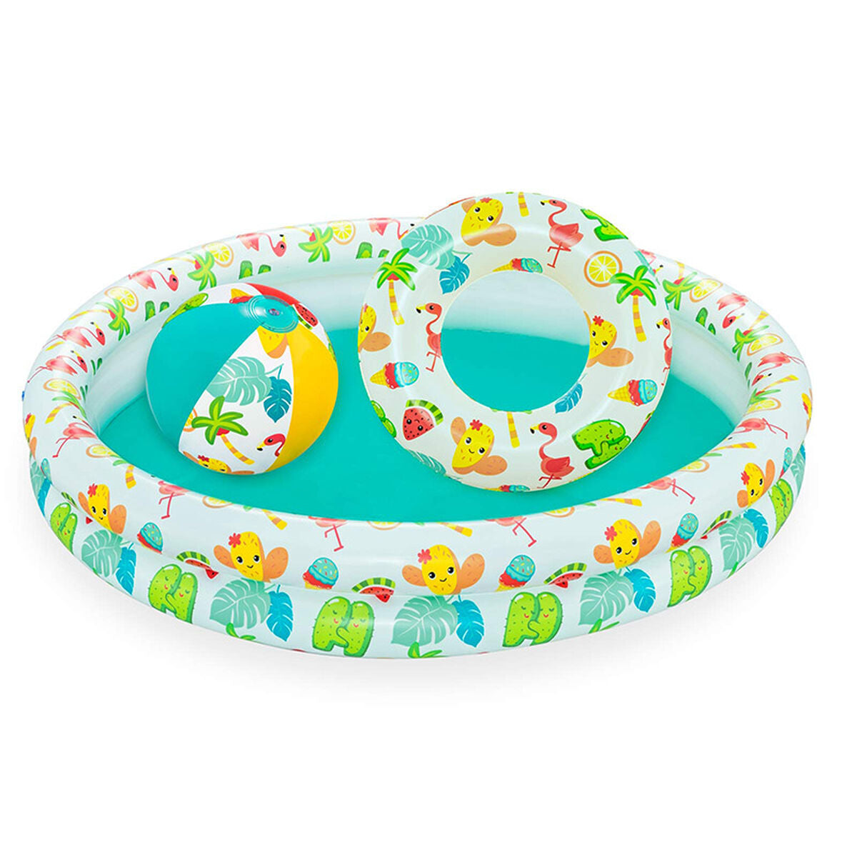 Aufblasbares Kinderplanschbecken Bestway 122 x 20 cm – Produktbild 1