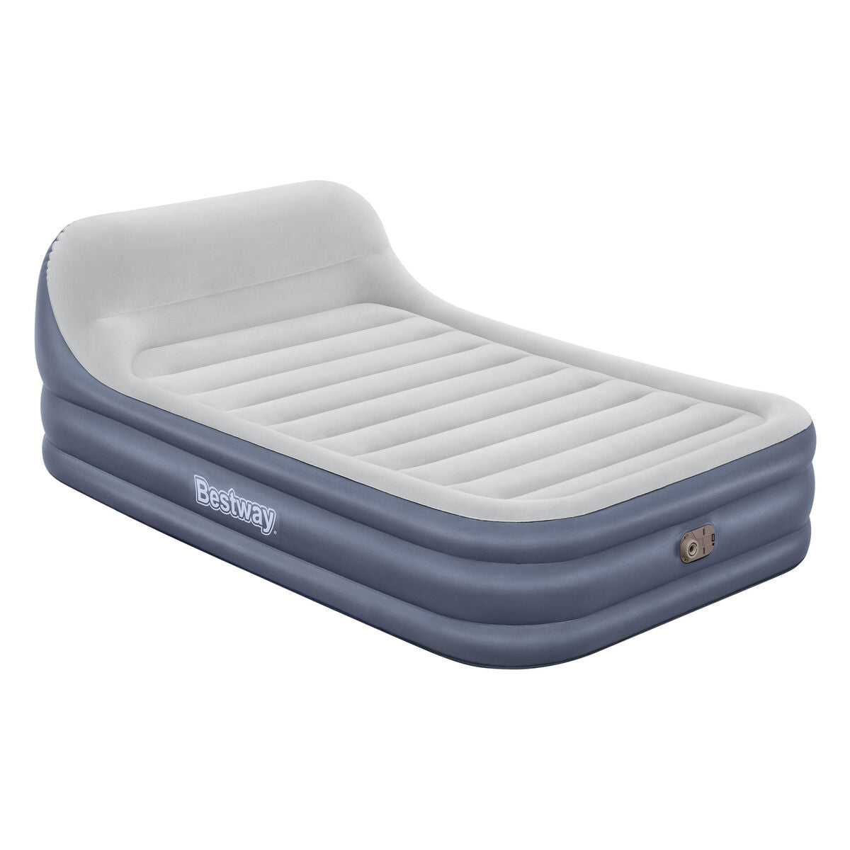 Bestway Inflatable Double Bed with Motor and Headboard 226x152x84 cm Camping 67923 – Produktbild 1