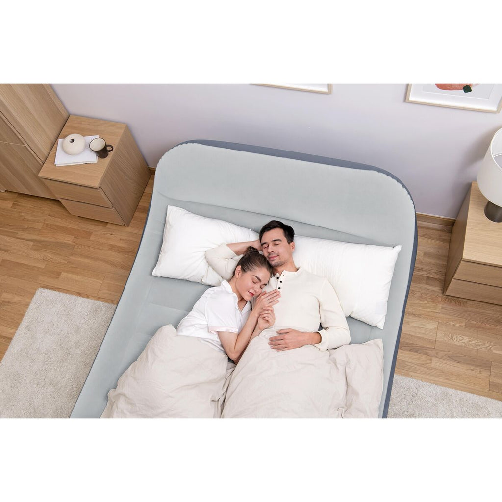 Bestway Aufblasbar Doppelt Bed mit Motor & Headboard Camping 67923