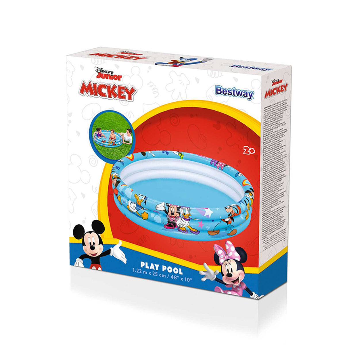 Bestway Aufblasbares Planschbecken für Kinder Mickey & Friends