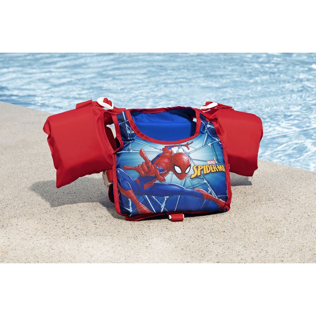 Bestway Vest mit Arm Bands Disney Spiderman 56 cm +3-6 Jahre Pool & Strand