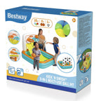 Bestway Aufblasbarer Kinderpool mit Baskets, Bälle +2 Jahre Garten