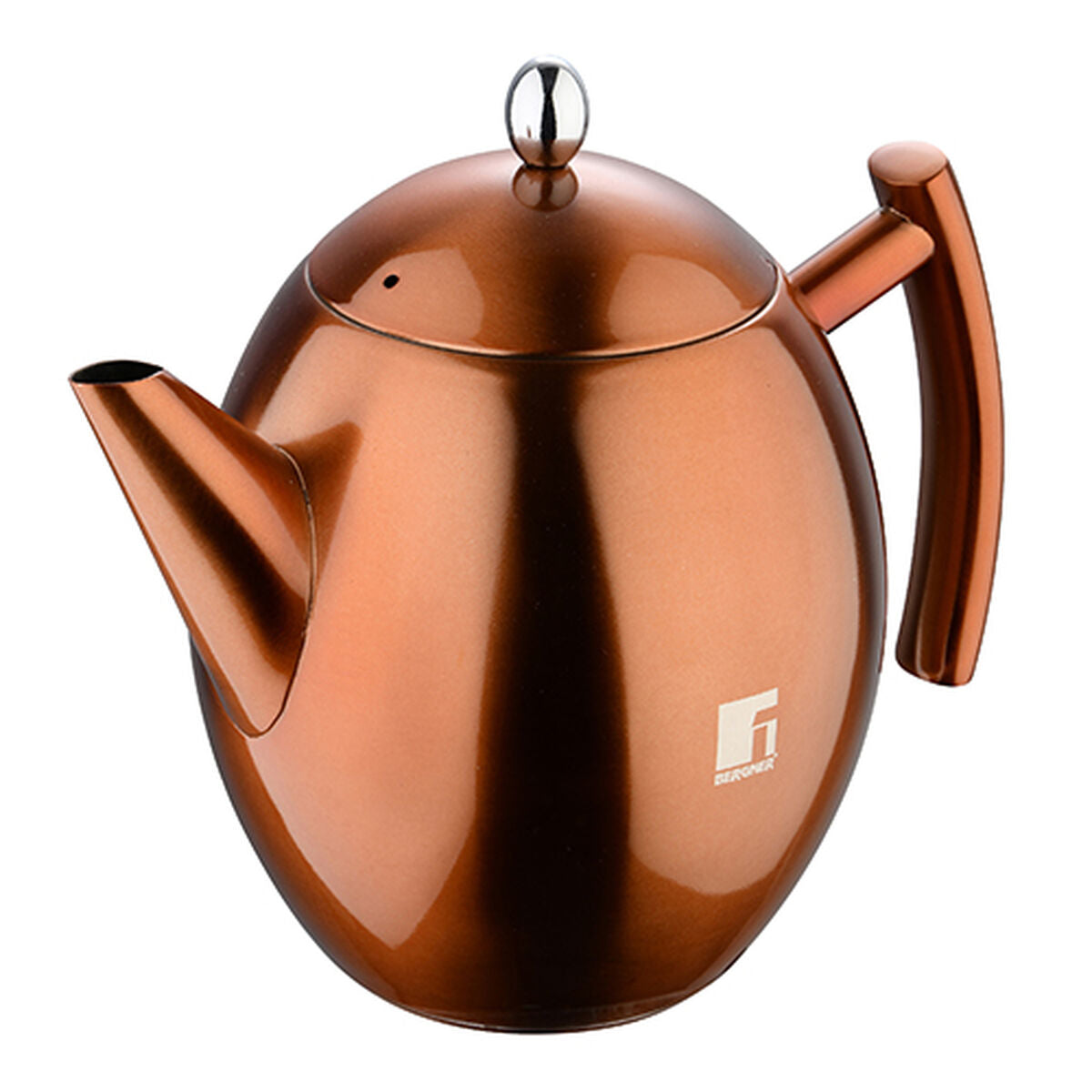 Bergner Teapot Kupfer Edelstahl Stahl 1,75 L
