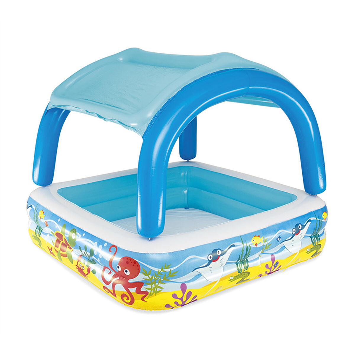 Aufblasbares Kinderplanschbecken Bestway 140 x 140 x 114 cm – Produktbild 1