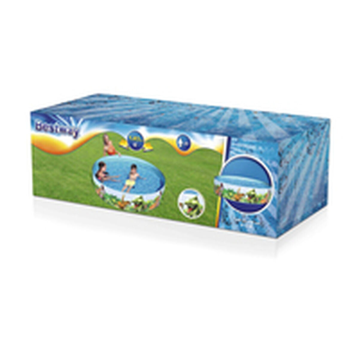 Bestway Aufblasbares Planschbecken für Kinder Dinosaurs