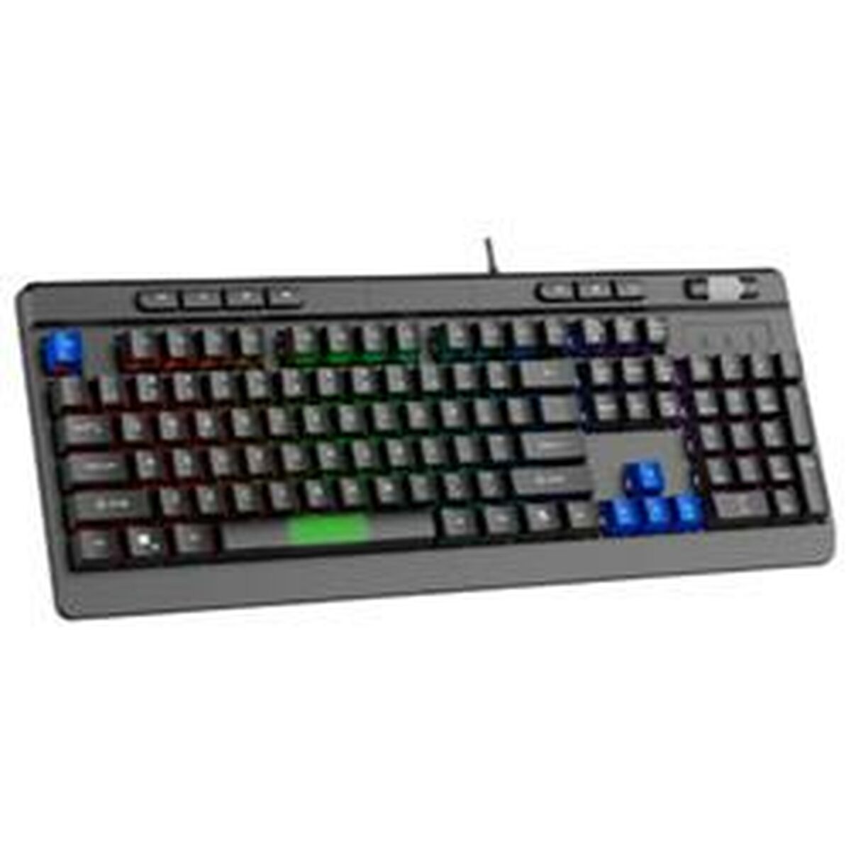 Gaming Keyboard Sparco SPMEMKEYBESP Schwarz Spanish Qwerty – Produktbild 1