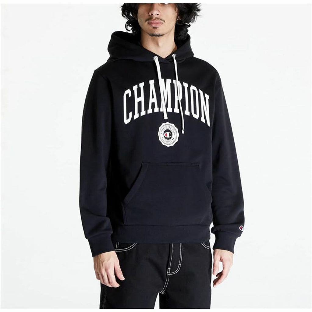 Champion Herren-Hoodie Schwarz