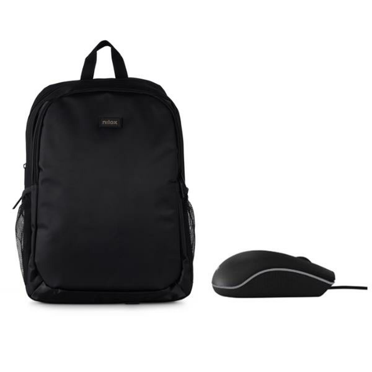 Nilox Laptop-Rucksack Schwarz Mehrfarbig