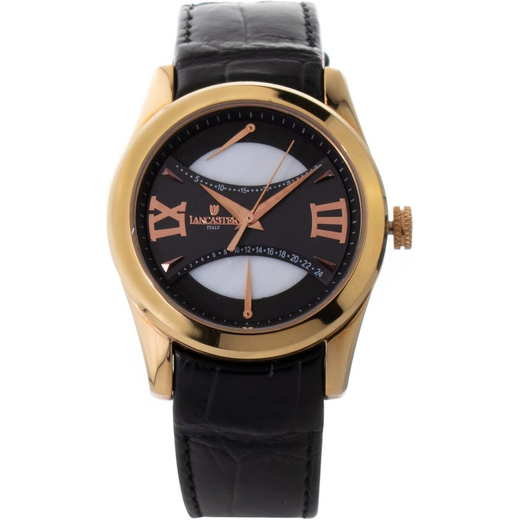 Lancaster Unisex-Armbanduhr OL0613LRGNRNR Schwarz (Ø 40 mm)