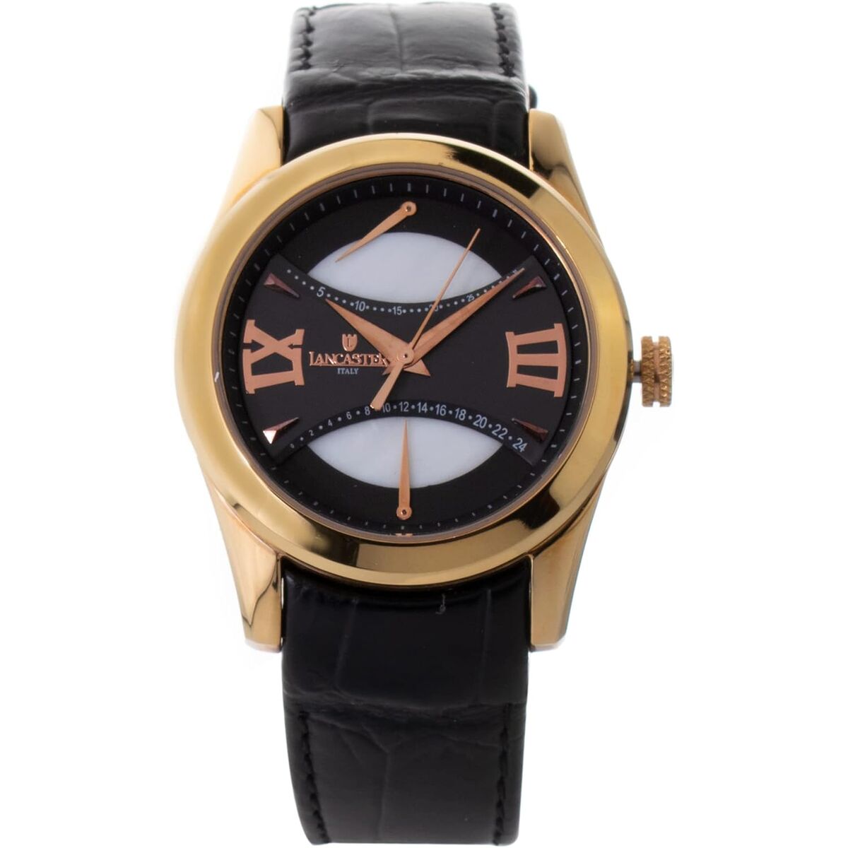 Lancaster Unisex-Armbanduhr OL0613LRGNRNR Schwarz (Ø 40 mm)