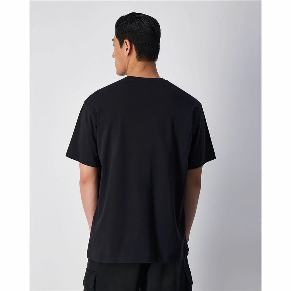 Herren’s Kurzarm-T-Shirt Champion Crewneck Schwarz